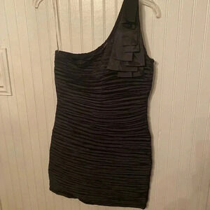 Love couture one shoulder formal mini dress